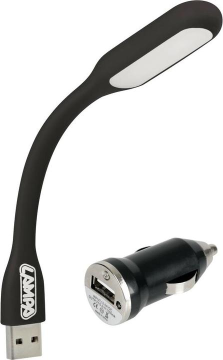 Lampa Flexible LED-Lampe COB + USB-Ladegerät 12/24V