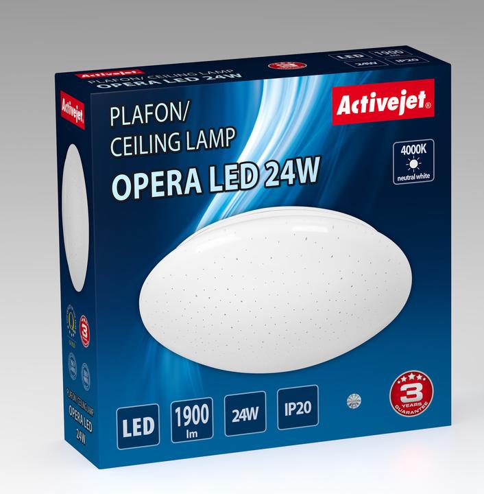 Produktbild Activejet AJE-OPERA Deckenbeleuchtung Nicht austauschbare Glühbirne(n) LED A++ (1900 lm)