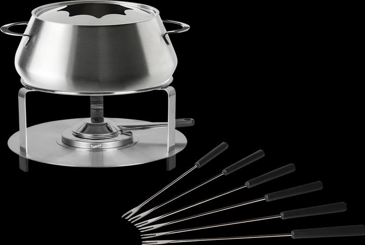 Immagine prodotto Stöckli Set per fonduta color argento (Fonduta Bourguignonne, Fondue Chinoise)