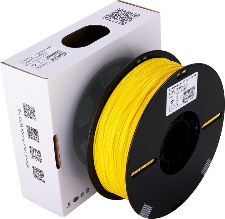 Immagine prodotto eSUN PLA+ 1,75 mm giallo 1Kg (PLA+, 1.75 mm, 1000 g, Giallo)