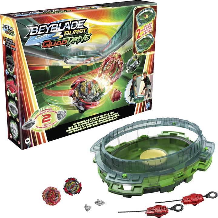 Image du produit Hasbro Beyblade Burst QuadDrive Interstellar Drop Battle Set (Multilingue)