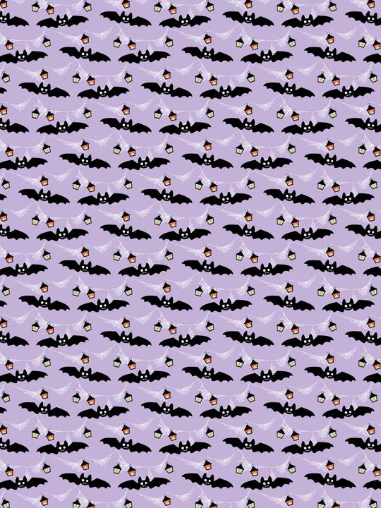 Actual product image Décopatch Pocket Hot-Foil Collection "Halloween Spiders and Bats", set of 4, 30 x...
