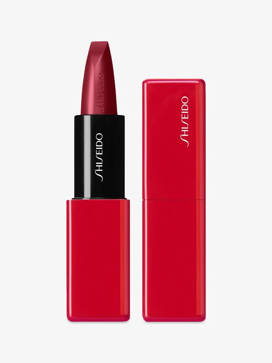 Actual product image Shiseido Technosatin Gel Lipstick No 411 (411 SCARLET CLUSTER)