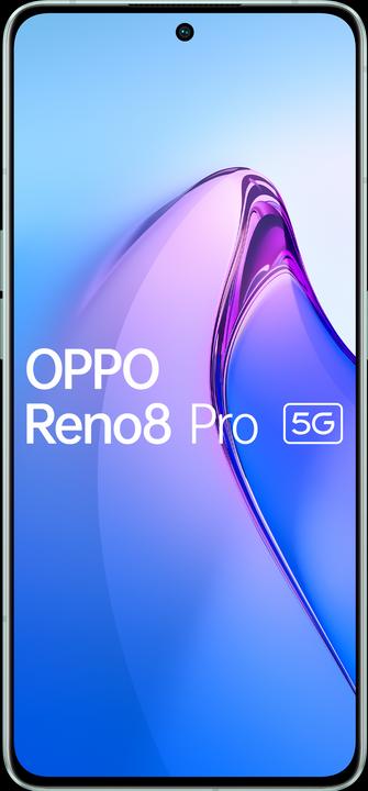 Produktbild OPPO Reno 8 Pro (256 GB, Glazed Green, 6.70", Dual SIM, 50 Mpx, 5G)
