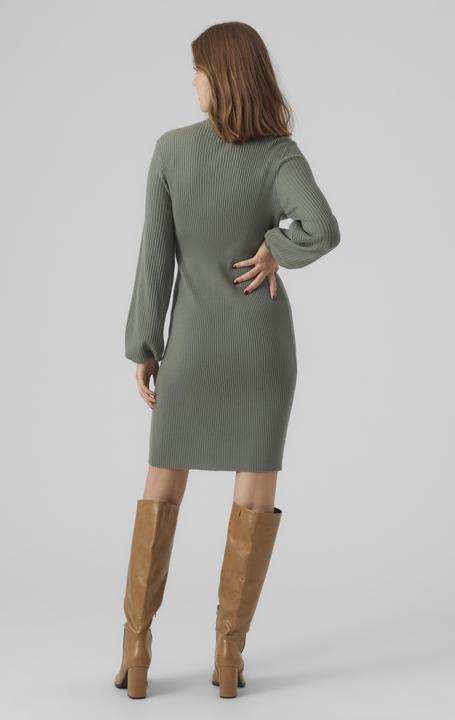 Produktbild Vero Moda VMRAINA LS HIGHNECK ABOVE KNEE DRESS GA Strickkleid (XS)