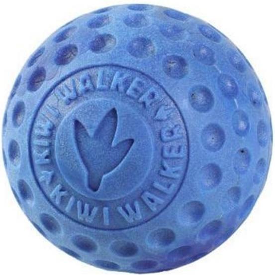 Image du produit Kiwi Walker Jouet pour chien Balle bleue, M, Ø 8 cm (Jouet à mâcher pour chien)