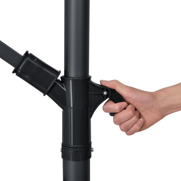 Produktbild Juskys Ampelschirm Brazil mit LED und Kurbel (3.50 m)