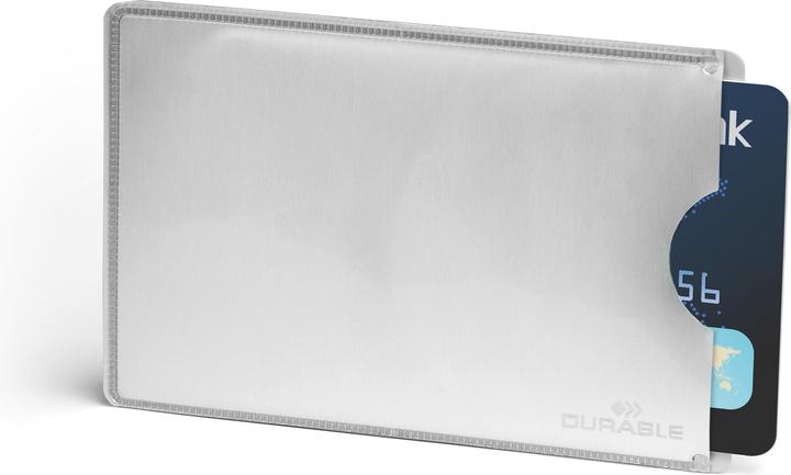Actual product image Durable Credit card holder RFID SECURE silver 5.4 x 8.6 cm