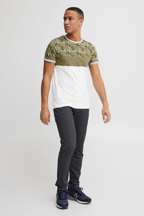 Immagine prodotto Solid Florian T-Shirt Con Disegno Maglietta A Manica Corta Da Uomo Con Girocollo In Cotone 100% (L)