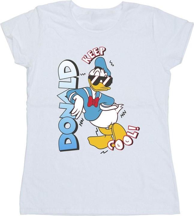 Actual product image Disney Womens/Ladies Donald Duck Cool Cotton T-Shirt (XL)