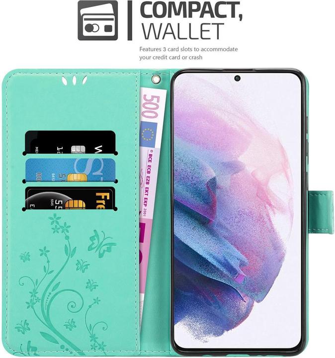 Image du produit Cadorabo Pochette Flower Book (Samsung Galaxy S21+)