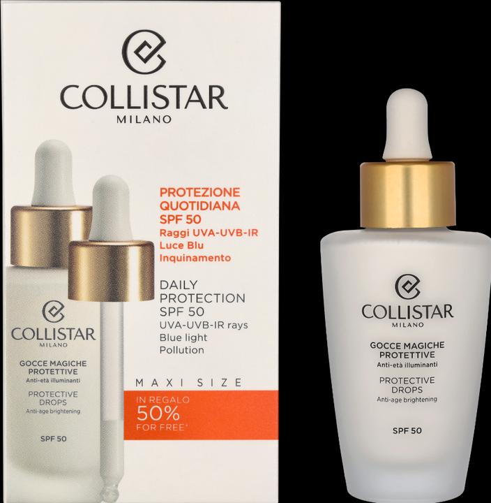 Actual product image Collistar Protective Drops Sun Protection Factor 50 (Sun cream face, SPF 50, 50 ml)