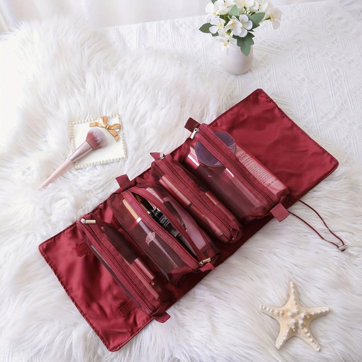 Produktbild Only-Bags.Store Abnehmbare vier in einem Make-up Tasche Portable Travel, grosse Kapazität Kosmetik Lagerung Waschen