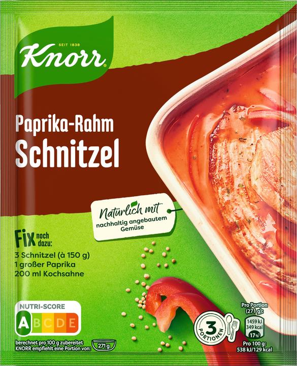 Knorr Paprika cream schnitzel (43 g)