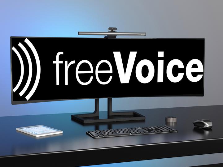 Immagine prodotto FreeVoice Barra dello schermo del monitor