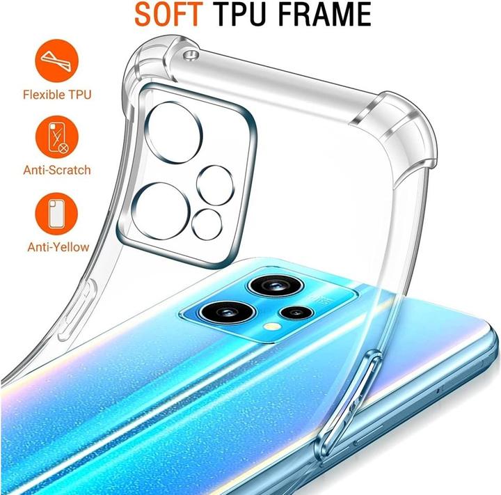 Actual product image Screenguard OnePlus North CE 2 Lite 5G Case Crystal Soft Airbag Bumper (OnePlus North CE 2 Lite 5G)
