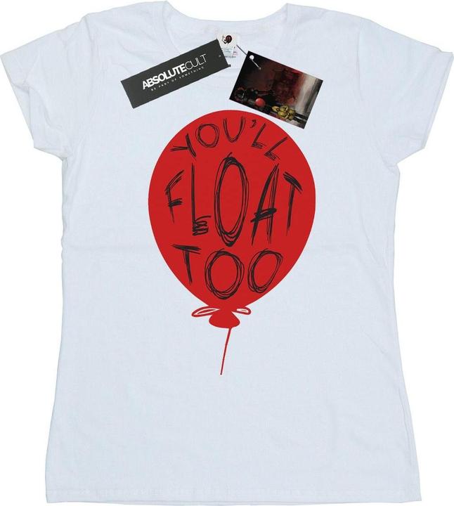 Actual product image Universal Textiles Womens/Ladies Pennywise You'll Float Too Cotton T-Shirt (M)