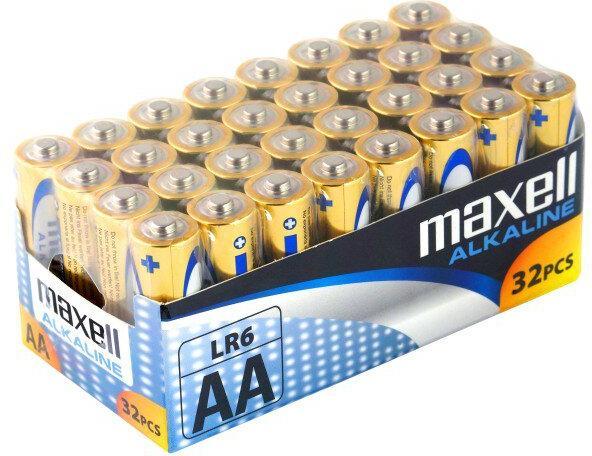 Actual product image Maxell Battery AA (32 pcs., AA)