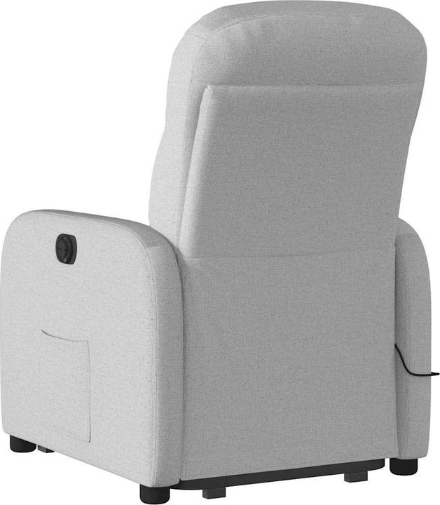 Produktbild VidaXL Massagesessel mit Aufstehhilfe Elektrisch Wolkengrau Stoff