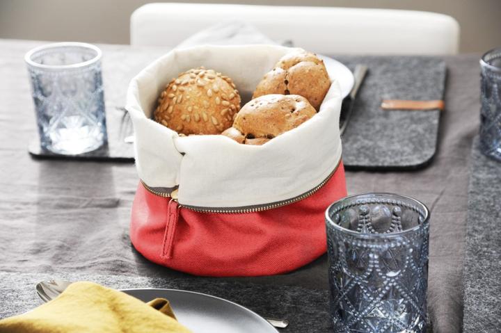 Actual product image Easy Life Cotton bread bag 20cm heatable, red