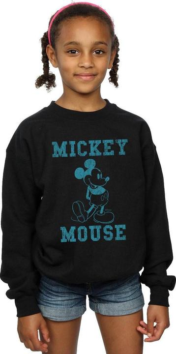 Produktbild Disney Mickey Mouse Distressed Kick Mono Sweatshirt Mädchen (152, 158)