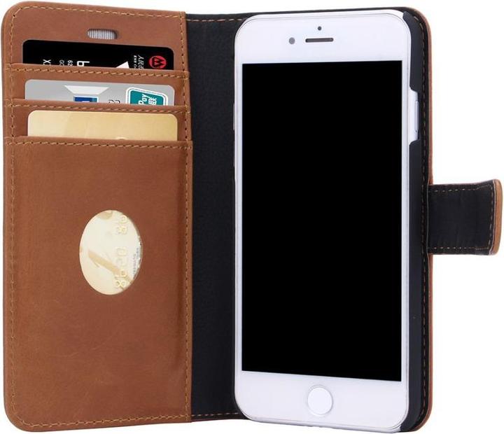Image du produit Radicover Exclusive Étui de protection pour téléphone portable 2 en 1 11,9 cm (4,7 pouces) Folio Marron (Apple iPhone 6)