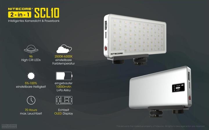 Produktbild Nitecore SCL10 Kameralicht (Weitere Dauerlichter)