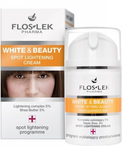 Produktbild FlosLek Pharma FLOSLEK Pharma White & Beauty Spot Lightening Cream krem wybielający przebarwienia 50ml (50 ml)