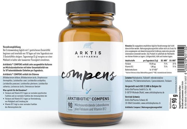 Immagine prodotto Arktis Compensazione dello stress arctibiotico Compens Plv (1 Pezzo/i, Polvere, 260 g)