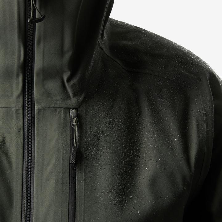 Actual product image Wedze Men's ski jacket warm and breathable - FR500 dark green (XL)