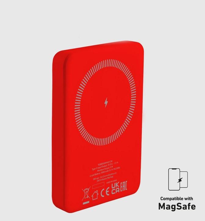 Actual product image SBS 5000 mAh wireless magnetic Power Bank (5000 mAh, 5 W)