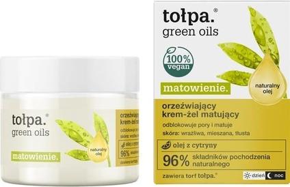 Nährwerte und Zutaten Tołpa Tolpa Green Oils Matting Erfrischende Mattierende Gel-Creme 50ml (50 ml)