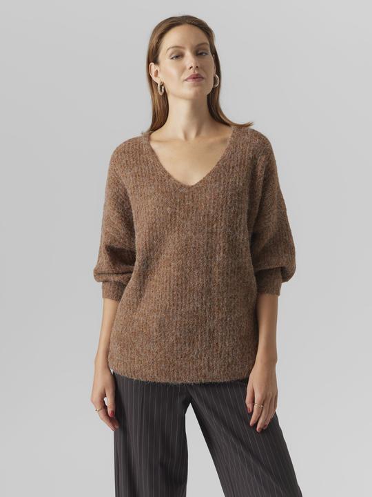 Produktbild Vero Moda VMJULIE 7/8 V-NECK BLOUSE GA REP EXC Strickpullover (S)