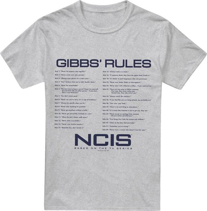 Produktbild Ncis Gibbs Rules TShirt (XXL)