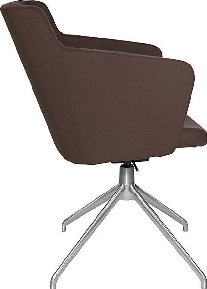 Produktbild Topstar Besprechungssessel SFH, 3D-Sitzgelenk und Aluminium-Fusskreuz, braun