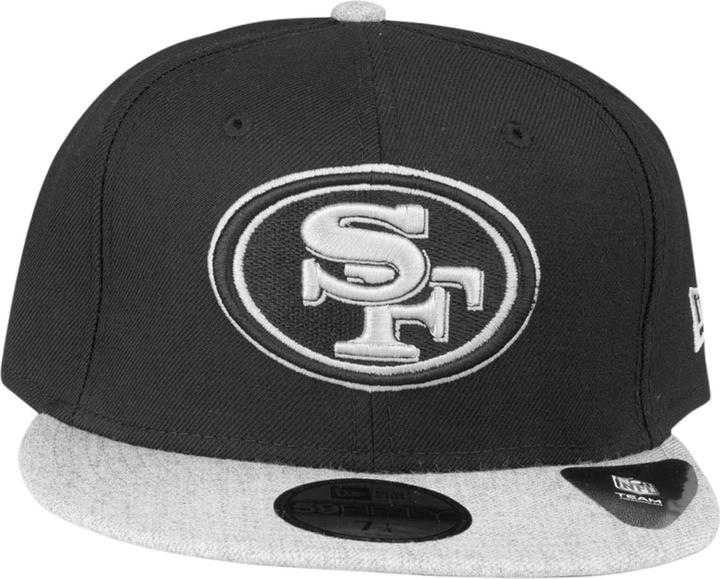 Actual product image New Era 59Fifty Cap HEATHER BLACK San Francisco 49ers 6 7/8 (6 7/8)