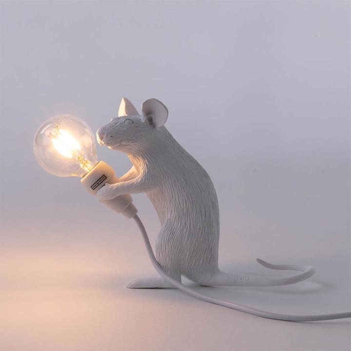 Actual product image Seletti Mouse Lamp Mac Sitting table lamp (90 lm, E14)