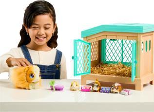 Produktbild Little Mama Surprise mit Stall und 3 Überraschungsbabys (33.10 cm)