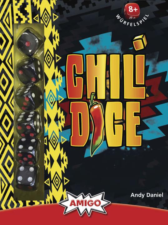 Actual product image Amigo Chili Dice, d from 8 years, 1-4 players, dice game, family game (German, English)