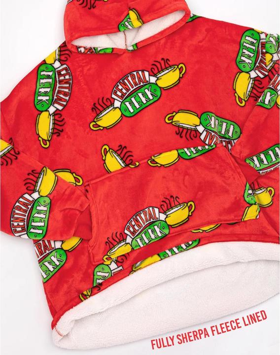 Actual product image Friends Hooded blanket (One size)