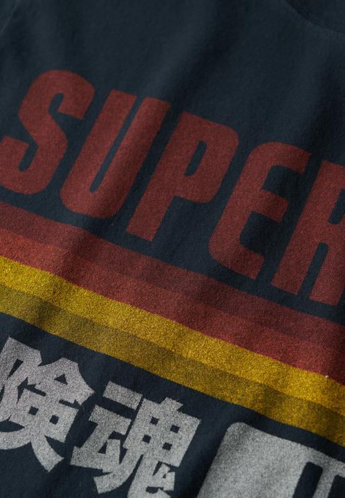 Image du produit Superdry T-shirt à rayures décontracté Japan (M)