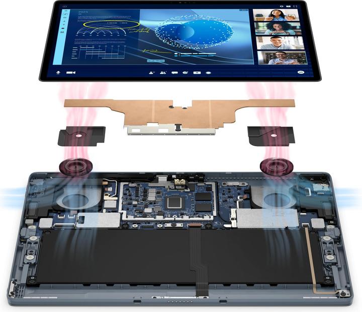 Actual product image Dell Latitude 7350 Detachable (12.99", Intel Core Ultra 7 164U, 16 GB, 512 GB, CH)