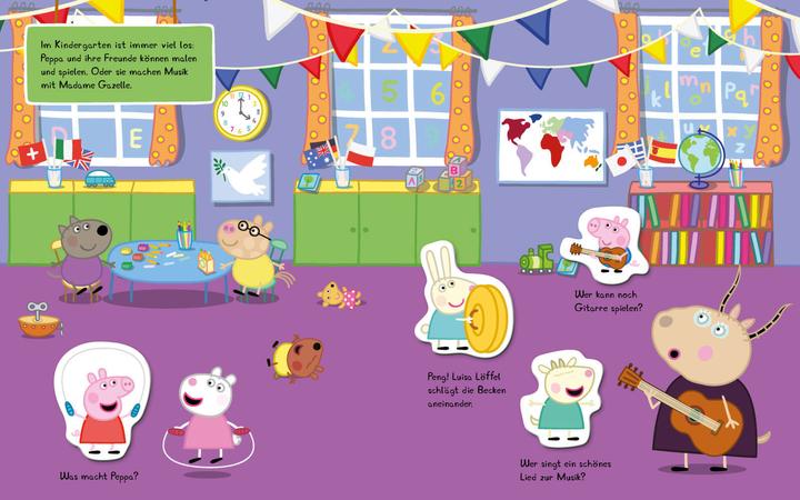 Image du produit Peppa Pig Magnet-Spiel-Buch (Allemand, 2022)