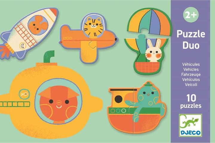 Produktbild Djeco Puzzle Duo Fahrzeuge