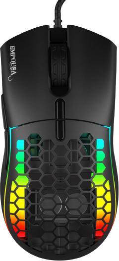 Produktbild Inca RGB 6 Led 10000 DPI 7D Macro Keys with Double Cap Prof. gaming mouse (Kabelgebunden)