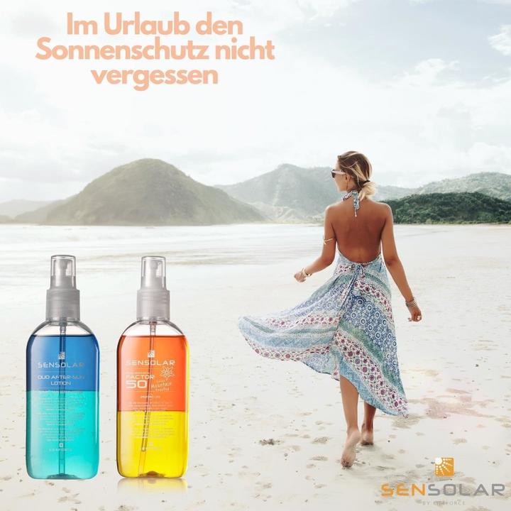 Actual product image Sensolar Sun protection (Sun spray, SPF 50, 100 ml, 118 g)