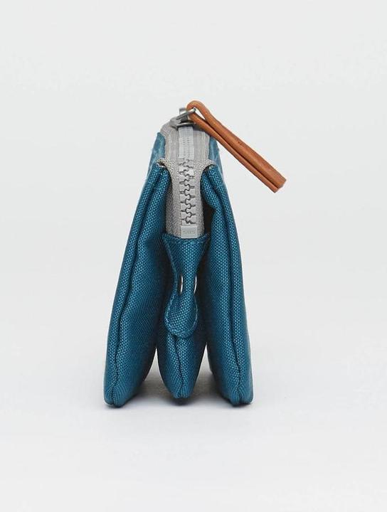 Actual product image Roka London Carnaby Wallet Sustainable Canvas Marine