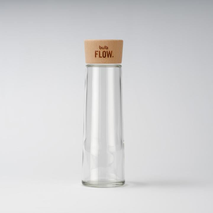 Actual product image Bulb Drinking Bottle FLOW Glass (0.54 l)