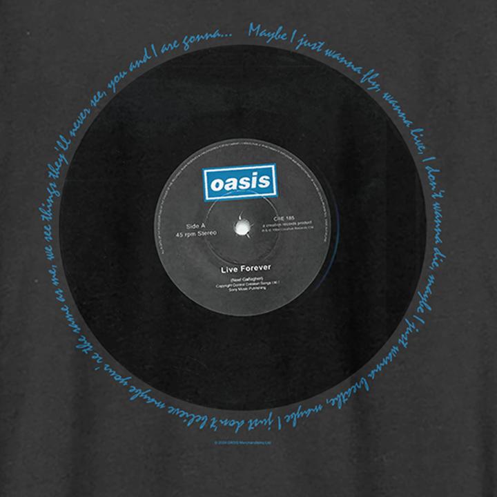 Image du produit Oasis - T-shirt LIVE FOREVER - Adulte (3XL)