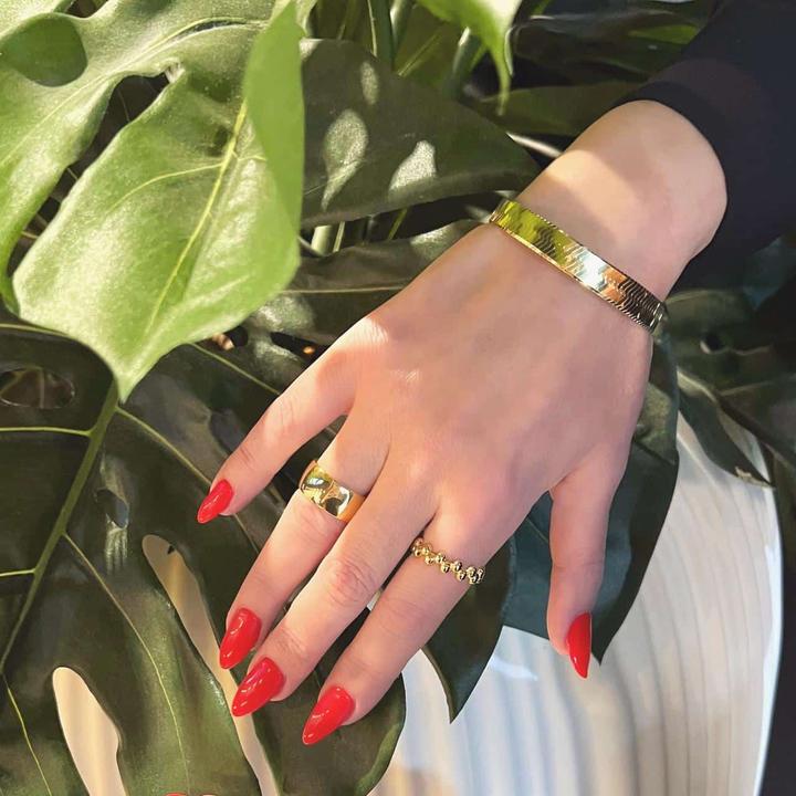 Actual product image Candy Gigi ring, 925 sterling silver, gold-plated (54, 925 Silver)